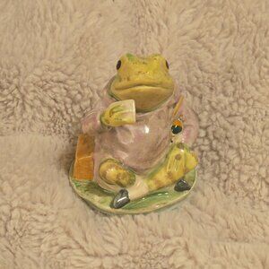 Vintage Rare Beswick England Beatrix Potter Mr. Jeremy Fisher Figurine